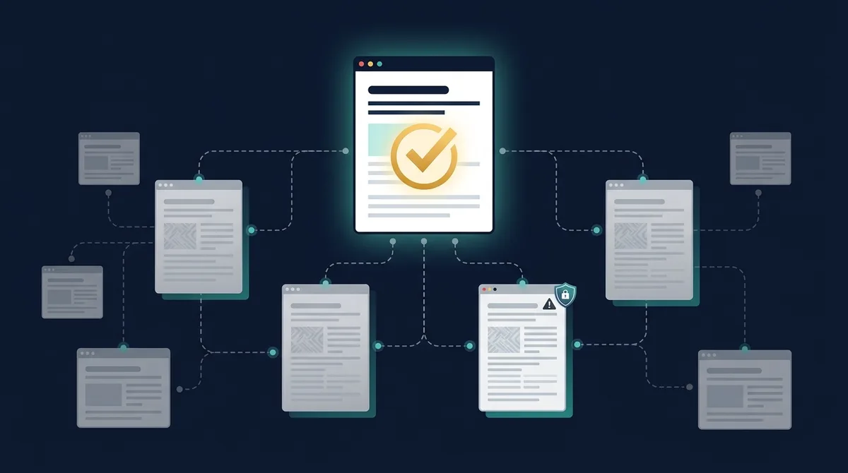 Original article marked as the canonical source while scraped duplicate copies spread to other sites
