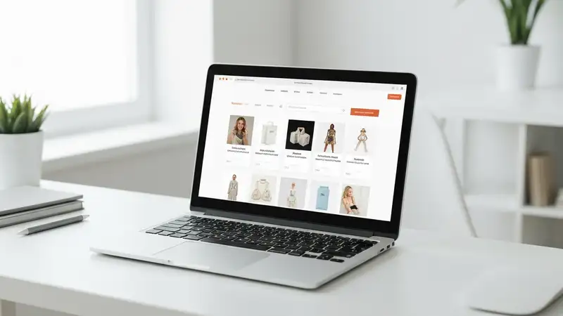 Ecommerce website with product listings and search functionality