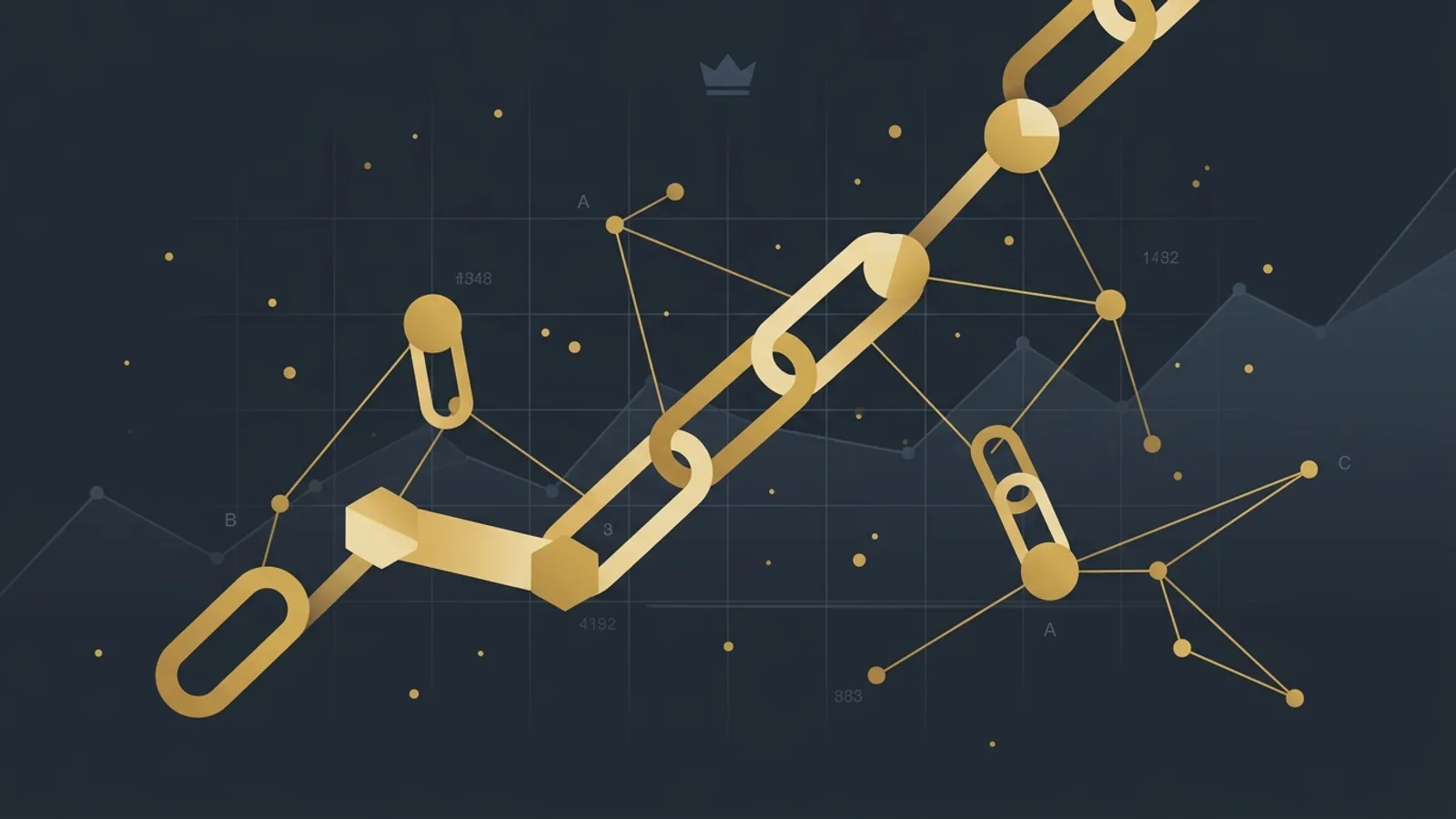 Chain links symbolizing the importance of quality backlinks