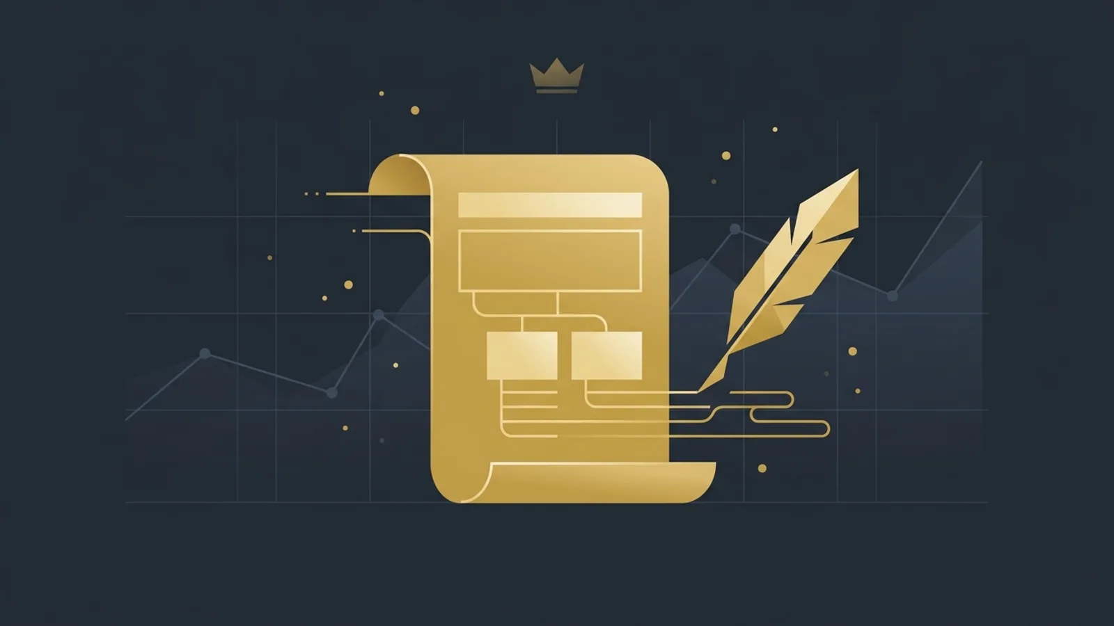 Content Brief Template for SEO Writers hero illustration for the Rank Crown Content Strategy guide