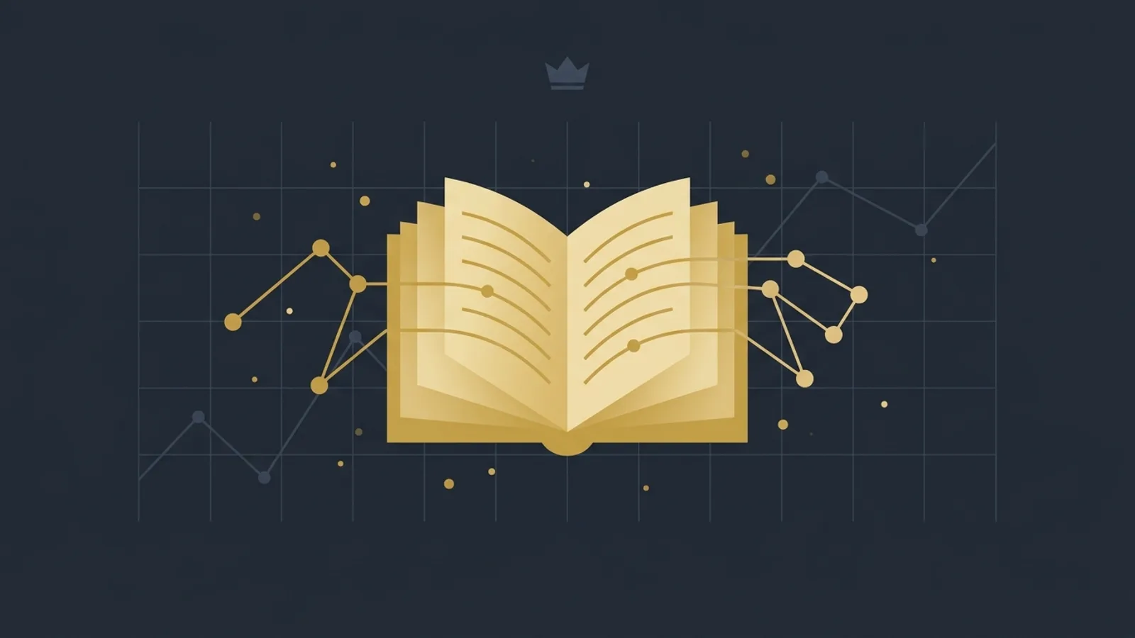 Education SEO hero illustration for the Rank Crown Content Strategy guide