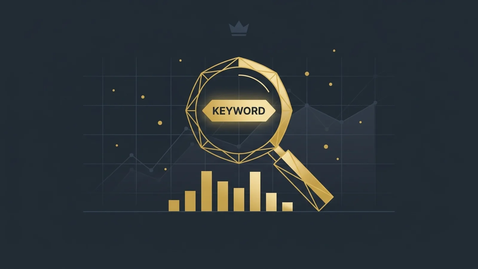 Keyword research tool showing search volume and difficulty data