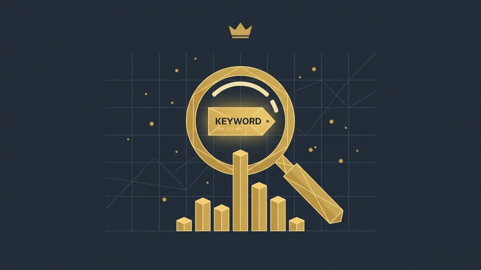 Keyword research tool showing search volume and difficulty data