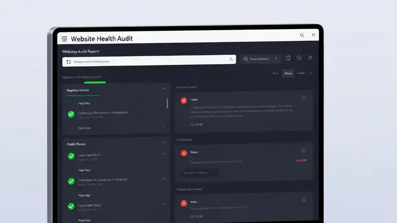 Comprehensive site audit results with actionable recommendations